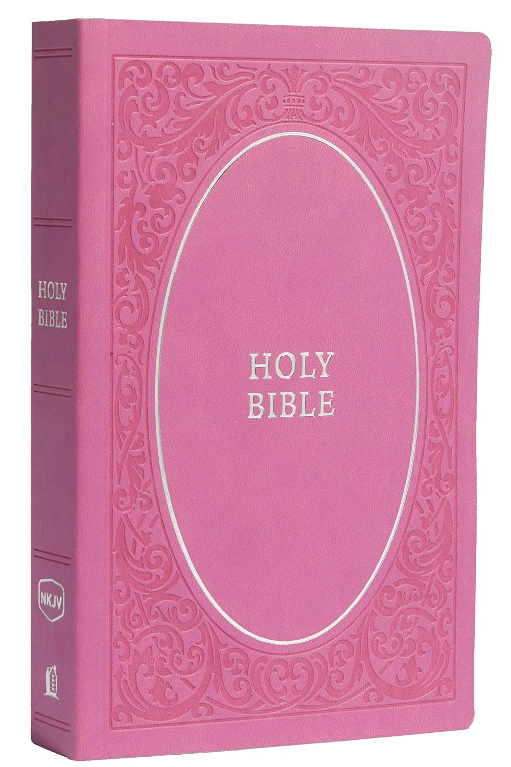 NKJV Holy Bible Soft Touch pink leathersoft edition with Comfort Print.